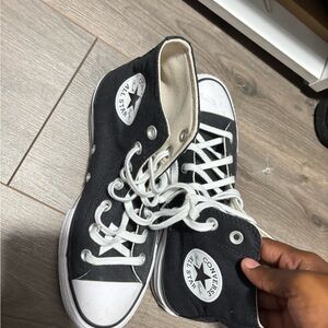 Converse Black and White High-Tops